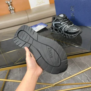 Dior Men B35 NXXT Sneaker Black Technical Fabric and Black Technical Mesh