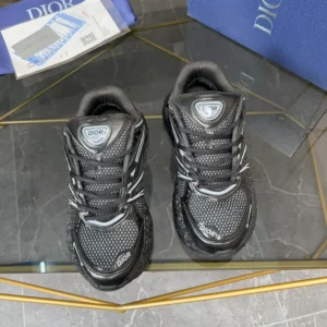 Dior Men B35 NXXT Sneaker Black Technical Fabric and Black Technical Mesh