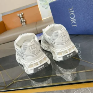 Dior Men B35 NXXT Sneaker White Technical Fabric and White Technical Mesh