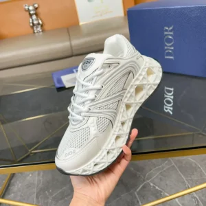 Dior Men B35 NXXT Sneaker White Technical Fabric and White Technical Mesh
