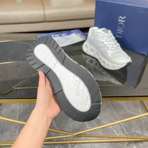 Dior Men B35 NXXT Sneaker White Technical Fabric and White Technical Mesh