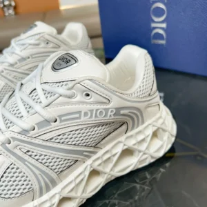 Dior Men B35 NXXT Sneaker White Technical Fabric and White Technical Mesh
