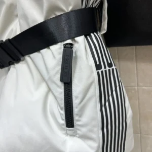 Dior Men DiorAlps Belted Puffer Vest White Padded Technical Taffeta 547C71A2304