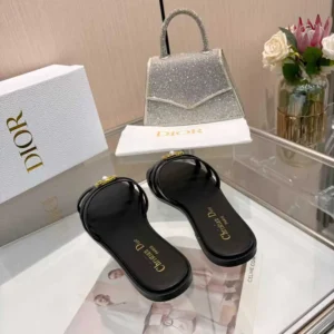 Dior Women 30M Slide Black Calfskin KCO520CFY