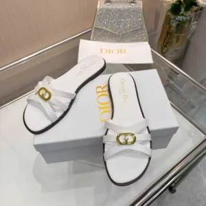 Dior Women 30M Slide White Calfskin KCO520CFY