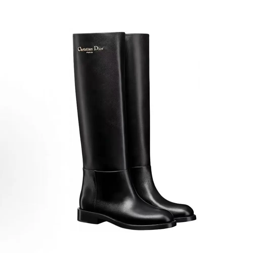 Dior Women D-Town Boot Black Supple Calfskin
