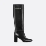 Dior Women D-Town Heeled Boot Black Supple Calfskin KCT051VSO