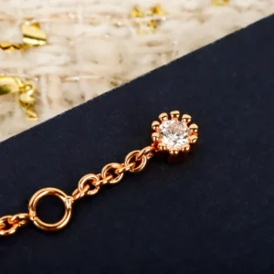 Dior Women Étoile des Vents Necklace Pink Gold and Diamonds JRDV94129