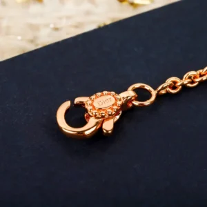 Dior Women Étoile des Vents Necklace Pink Gold and Diamonds JRDV94129