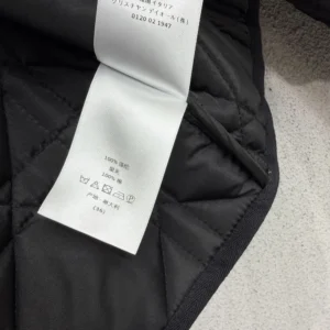 Dior Women Macrocannage Fitted Jacket Black Quilted Technical Taffeta