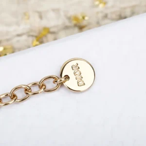 Dior Women Petit CD Lucky Baroque Earrings Gold-Finish Metal E4352WOMCY