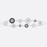 Dior Women Rose des Vents Bracelet White Gold Diamonds Mother-of-Pearl and Onyx