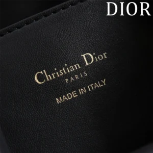Dior Women Small Dior Caro Bucket Bag Black Macrocannage Lambskin