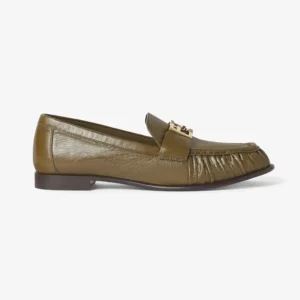 Fendi Women Baguette Green Nappa Leather Loafers 8D8756NBAF0WWE