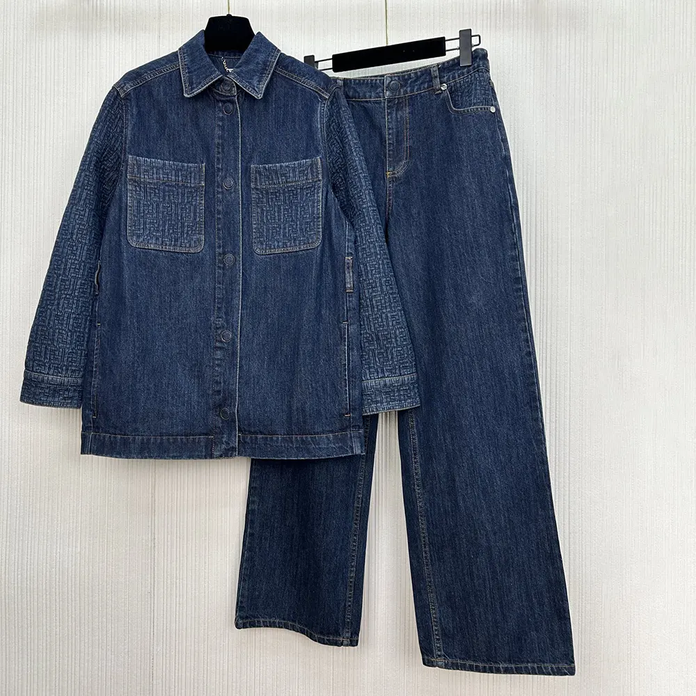 Fendi Women Dark Blue Denim Go-To Jacket FLF677AW82F1UKI 10 Fendi Women Dark Blue Denim Go-To Jacket FLF677AW82F1UKI