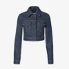 Fendi Women Dark Blue FF Denim Jacket FLF834AW82F1UKI 12 Fendi Women Dark Blue FF Denim Jacket FLF834AW82F1UKI