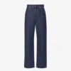 Fendi Women Long Jeans Dark Blue Denim Pants FLP882AW82F1UKI