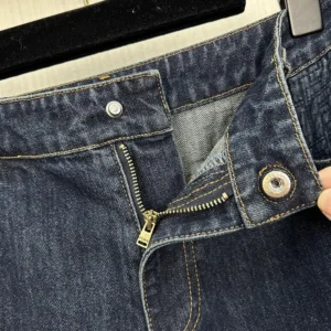 Fendi Women Long Jeans Dark Blue Denim Pants FLP882AW82F1UKI
