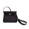 Hermes Women Herbag Zip 20 Bag-Black/Gold 10 Hermes Women Herbag Zip 20 Bag-Black/Gold