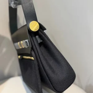 Hermes Women Herbag Zip 20 Bag-Black/Gold