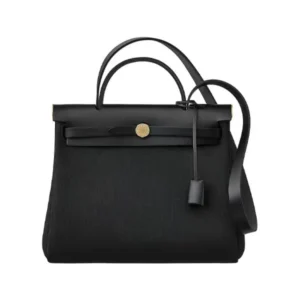 Hermes Women Herbag Zip 31 Bag-Black/Gold