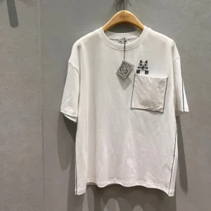 Loewe Men Regular Fit T-Shirt in Cotton-White S359AJ2X03