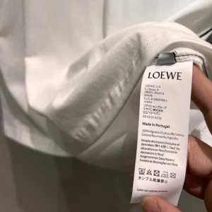 Loewe Men Regular Fit T-Shirt in Cotton-White S359AJ2X03