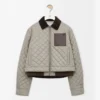 Loewe Men Short Jacket in Technical Fabric-Grey S359Y02XFH