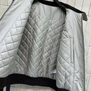 Loewe Men Short Jacket in Technical Fabric-Grey S359Y02XFH