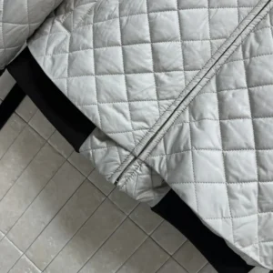 Loewe Men Short Jacket in Technical Fabric-Grey S359Y02XFH