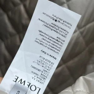 Loewe Men Short Jacket in Technical Fabric-Grey S359Y02XFH