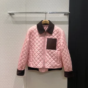Loewe Men Short Jacket in Technical Fabric-Light Pink S359Y02XFH