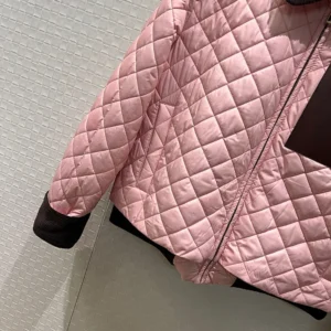 Loewe Men Short Jacket in Technical Fabric-Light Pink S359Y02XFH