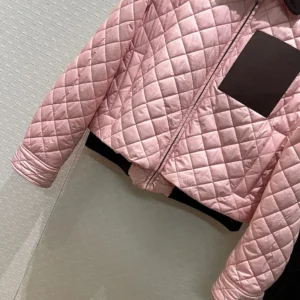 Loewe Men Short Jacket in Technical Fabric-Light Pink S359Y02XFH