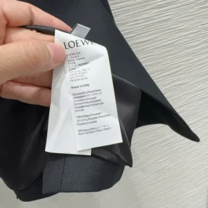 Loewe Women Draped Jacket In Wool-Black S359Y03XAH