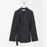 Loewe Women Draped Jacket in Wool S359Y03XAB