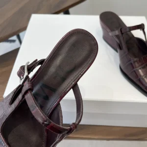 Loewe Women Onda Mule In Embossed Calfskin LOND379X06
