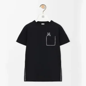 Loewe Women Regular Fit T-Shirt in Cotton-Black S359AJ2X03