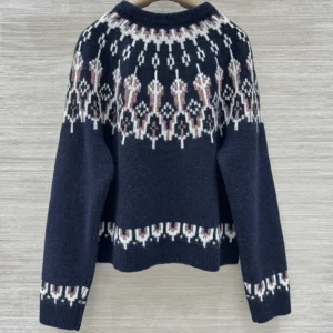 Loewe Women Sweater in Wool Blend-Navy S359Y14KIB