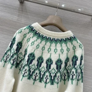 Loewe Women Sweater in Wool Blend-White S359Y14KIB