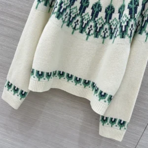 Loewe Women Sweater in Wool Blend-White S359Y14KIB