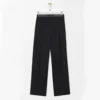 Loewe Women Trousers in Wool-Black S359Y04XI2