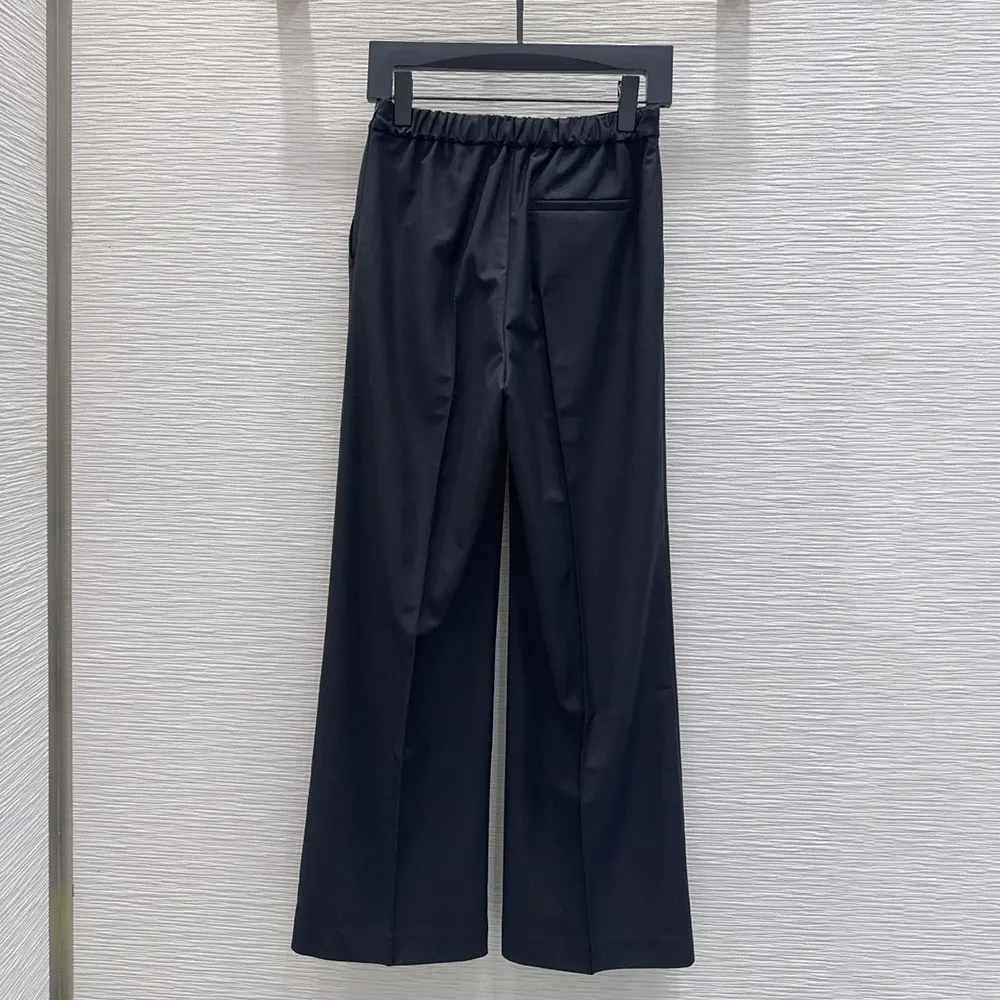 Loewe Women Trousers in Wool-Black S359Y04XI2 3 Loewe Women Trousers in Wool-Black S359Y04XI2