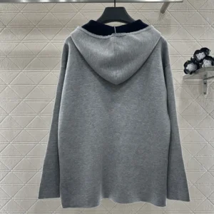 Miu Miu Wome Cashmere Cardigan Hoodie MMF00TMiu Miu Wome Cashmere Cardigan Hoodie MMF00T