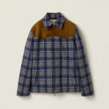 Miu Miu Women Checked Blouson Jacket ML139518JJF0GBN
