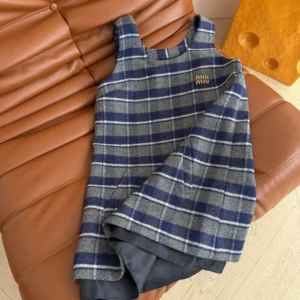 Miu Miu Women Checked Mini-Dress MF61551806F0GBN