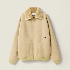 Miu Miu Women Cotton Fleece Zipper Blouson Jacket ML136917I1F0AX2
