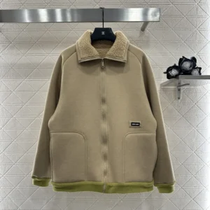 Miu Miu Women Cotton Fleece Zipper Blouson Jacket ML136917I1F0AX2