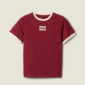 Miu Miu Women Wool and Cashmere Cardigan-Red MJNA17