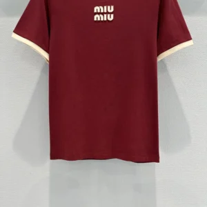Miu Miu Women Wool and Cashmere Cardigan-Red MJNA17